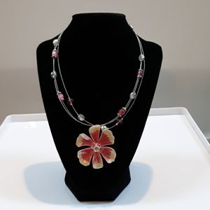 New Necklace with flower charm